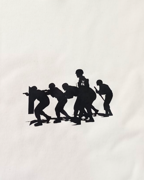 Camiseta Oversized Policia da Aeronáutica  Minimalista Premium 220G