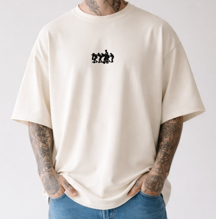 Camiseta Oversized Policia da Aeronáutica  Minimalista Premium 220G